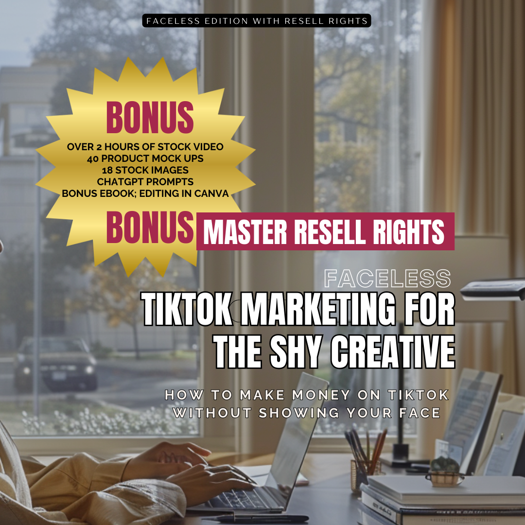 TikTok Marketing for the Shy Creative: Faceless Edition