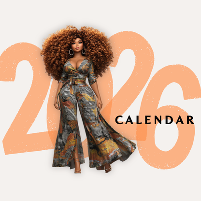 AfroPlus 12-Month 2026 Calendar