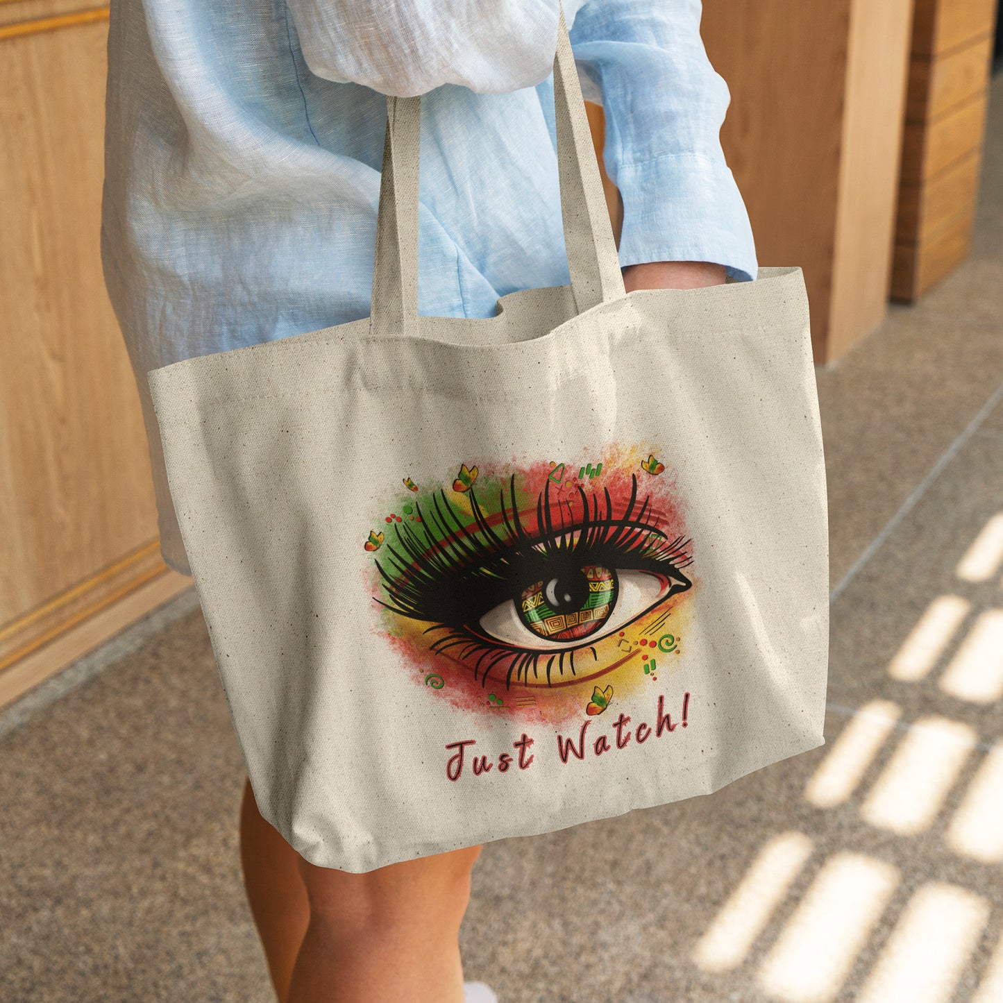 Just Watch Tote Bag